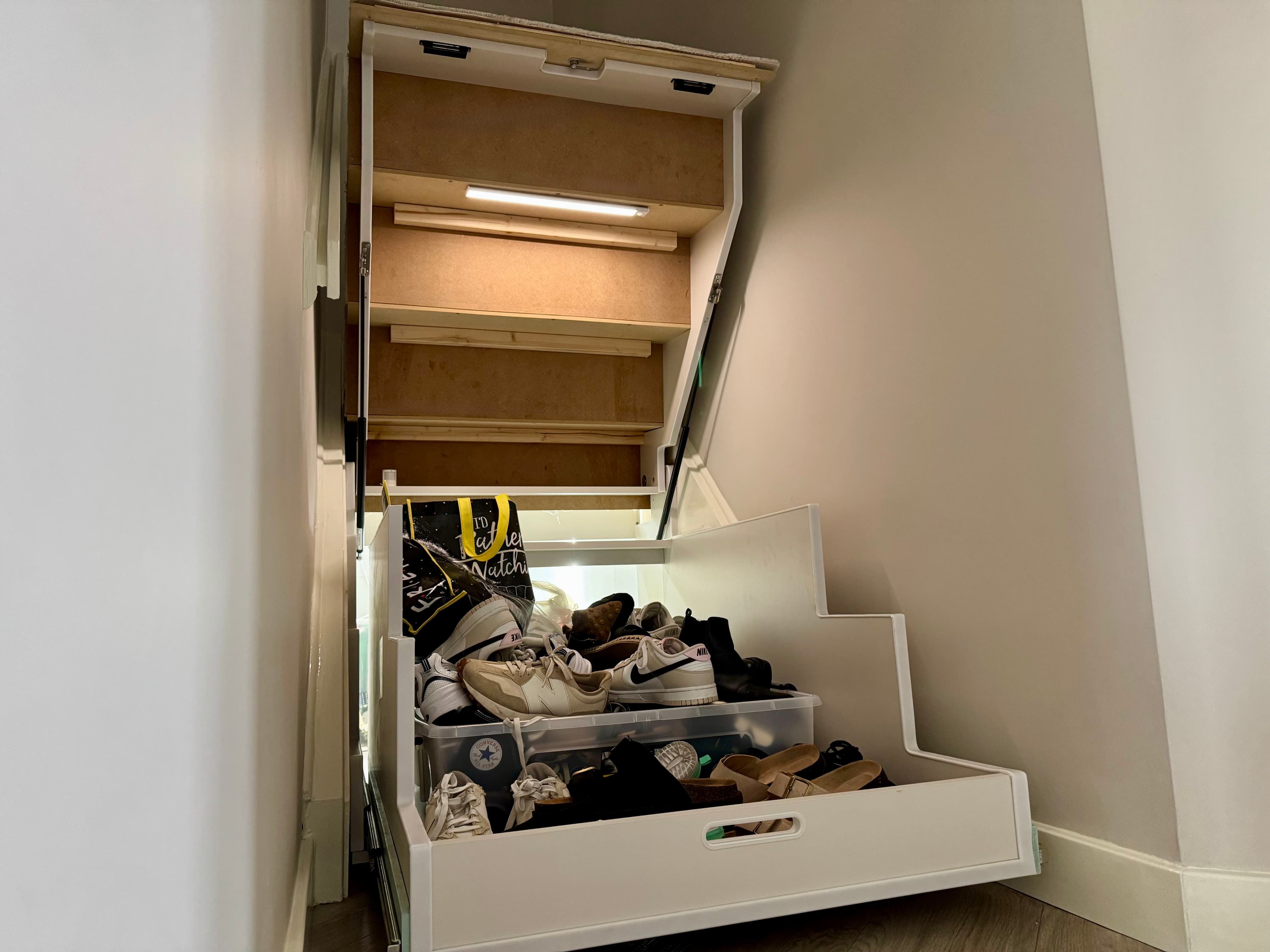 4 Max Under-Stair Storage in action